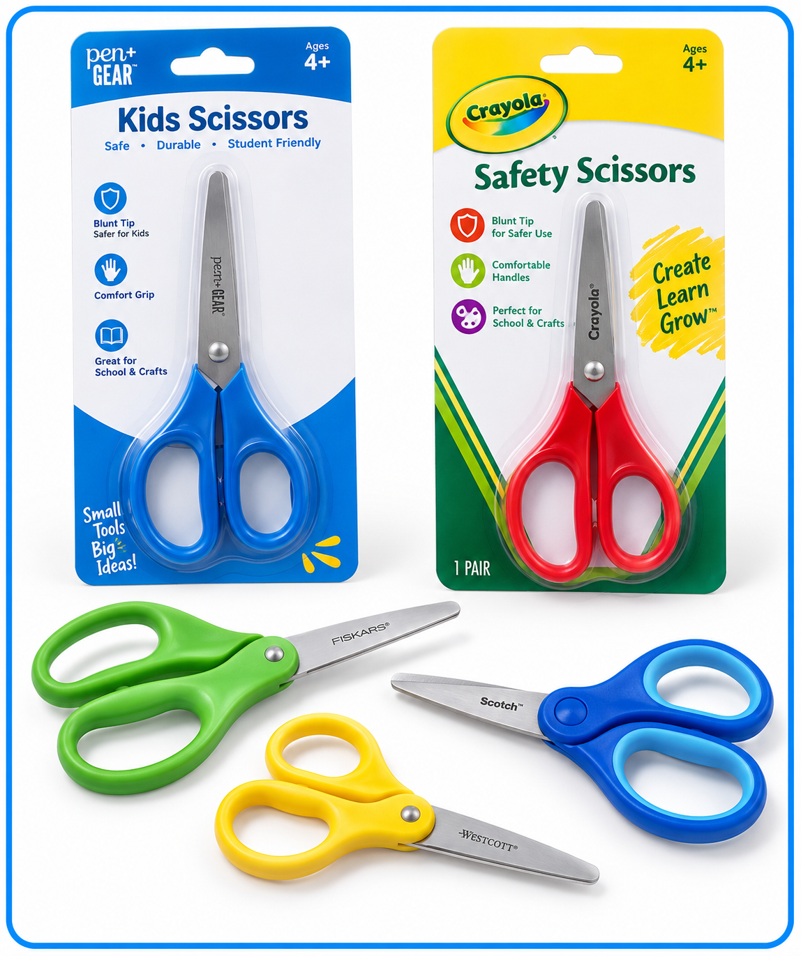 School Checklist Scissors