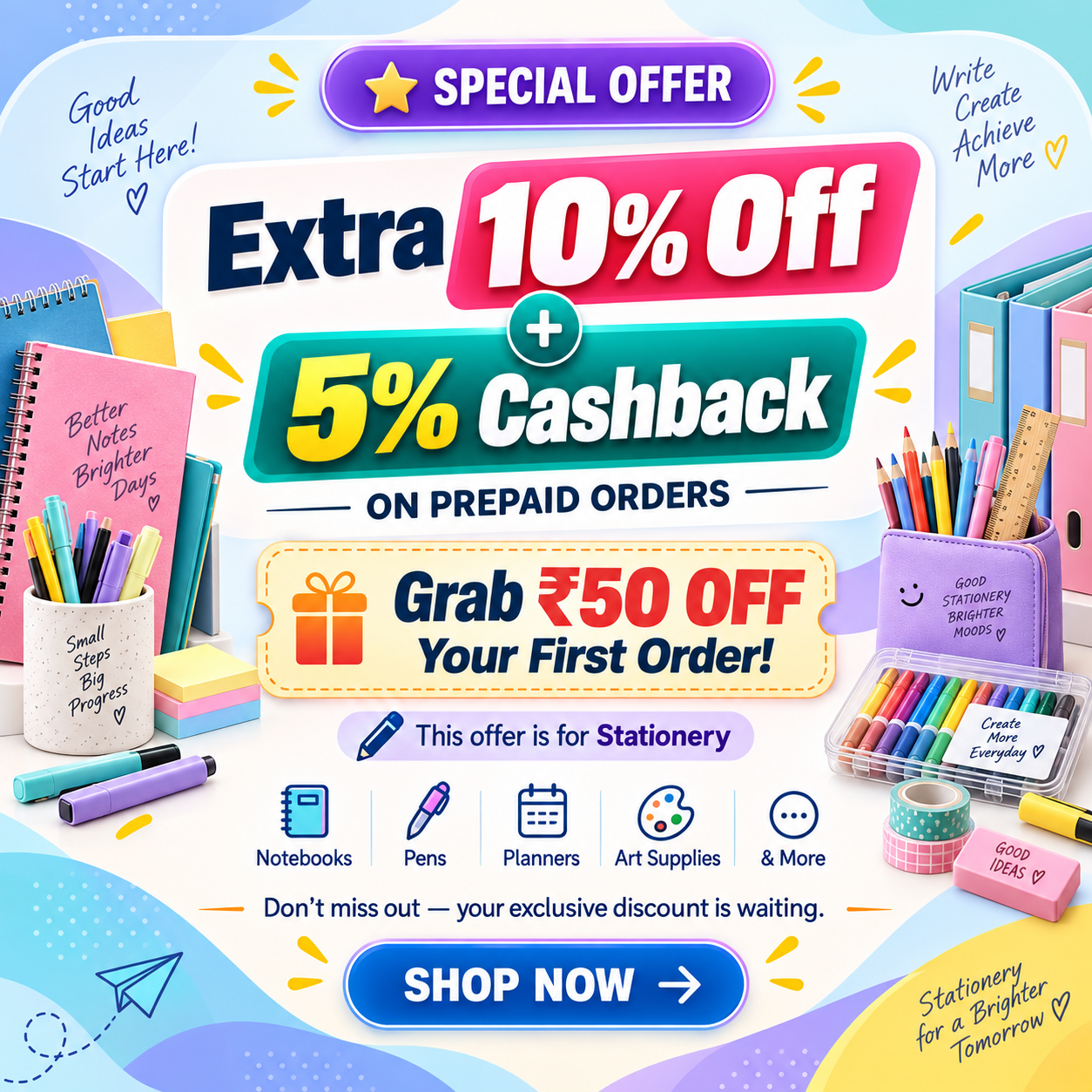 Stationery Popup