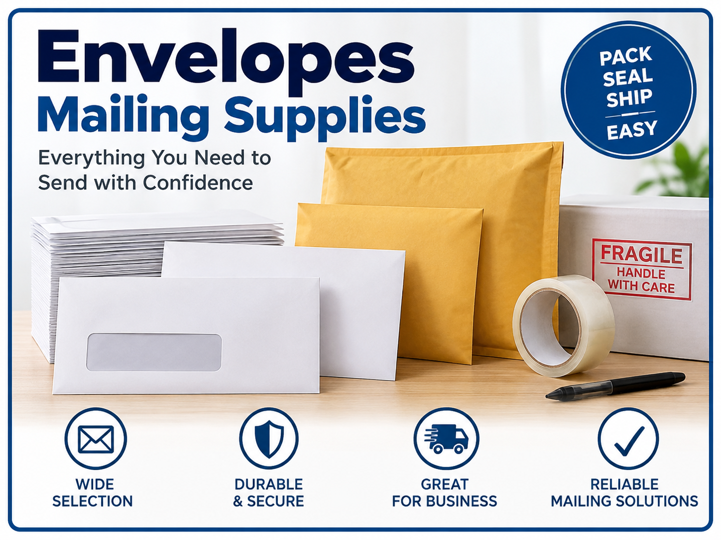 Envelopes Mailing Supplies