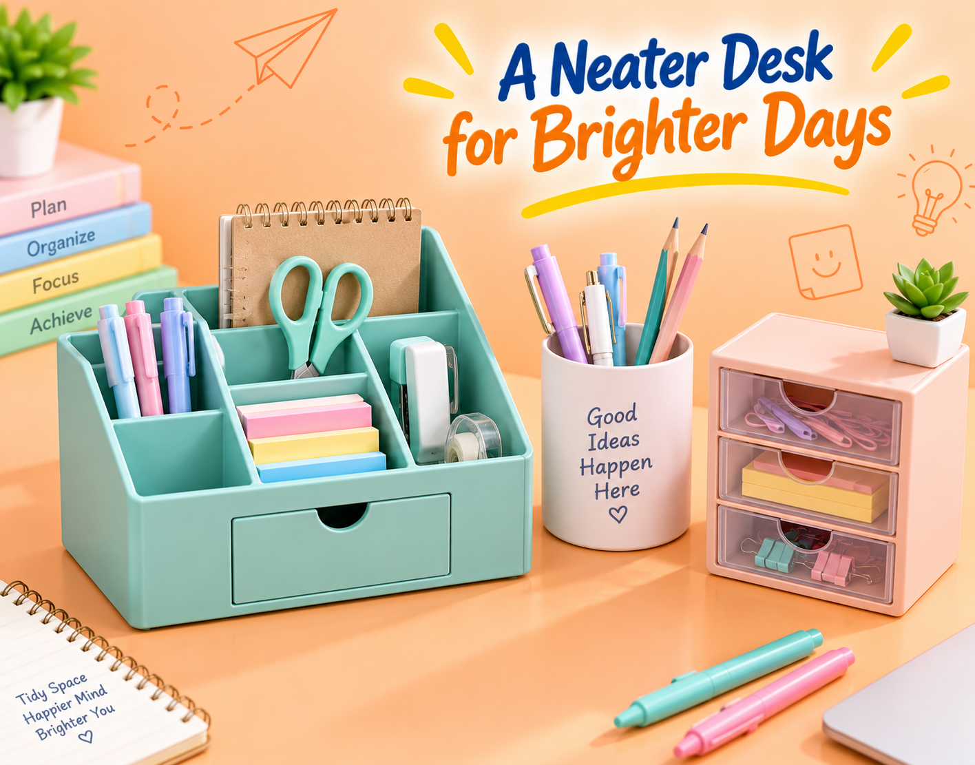 Stationery SchoolDesk DeskStationeryOrganizers