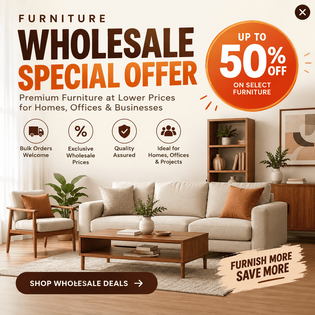 Furniture Wholesale Special Offer