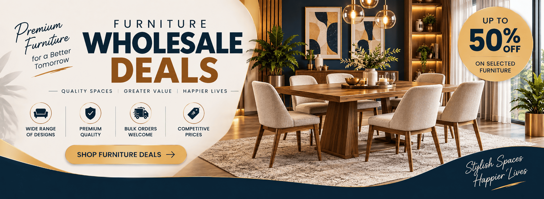 Wholesale Furniture Deals Banner