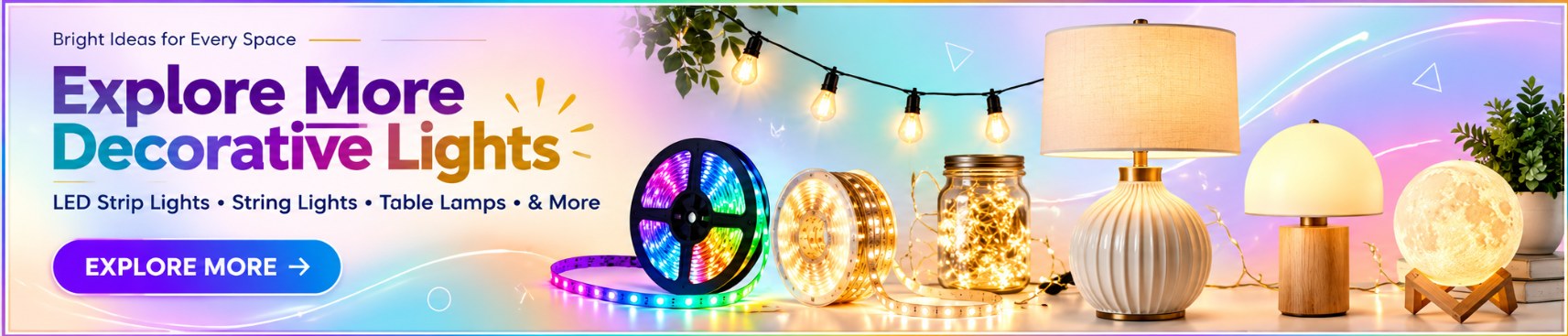 Decorative Lighting Wholesale Banner